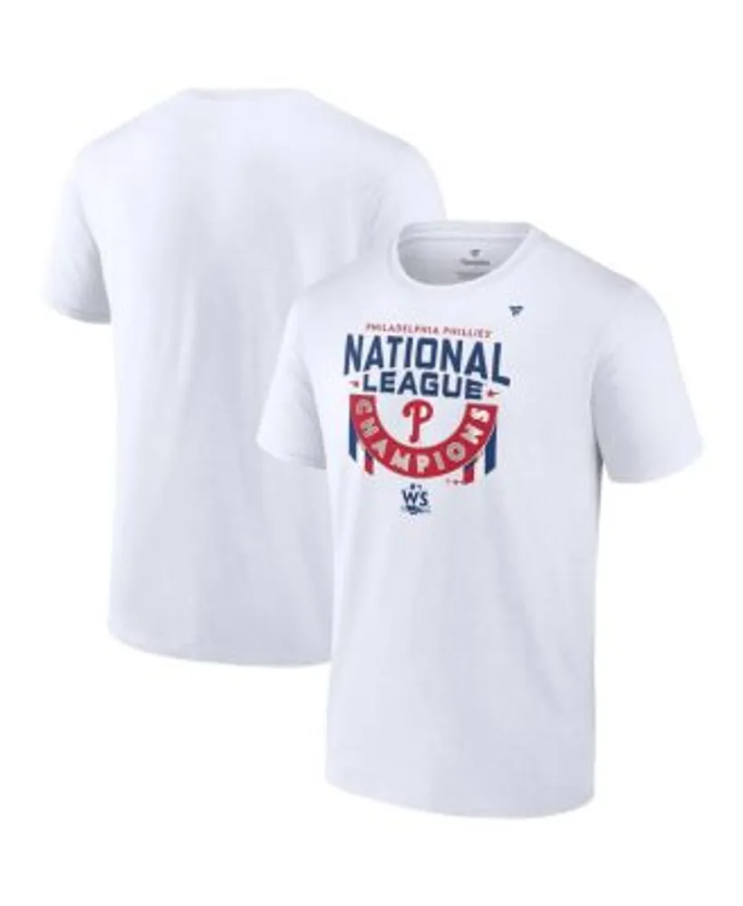 Fanatics Men's Branded White Philadelphia Phillies 2022 National League  Champions Locker Room Big and Tall T-shirt