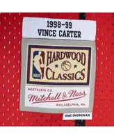 Men's Mitchell & Ness Vince Carter Purple Toronto Raptors Hardwood Classics  1998-99 Lunar New Year