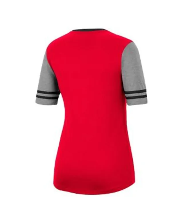 Women's Cutter & Buck Charcoal Louisville Cardinals Oxford Stretch Long Sleeve Button-Up Shirt Size: Medium