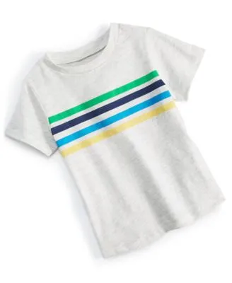 Baby Boys Chest Stripe T Shirt, Created for Macy's
