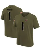 Men's Nike Lamar Jackson Olive Baltimore Ravens 2022 Salute to Service Name & Number T-Shirt Size: Small