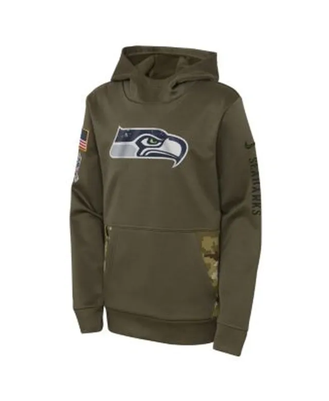 Outerstuff NFL Seattle Seahawks Youth Prime Pullover Hoodie Navy