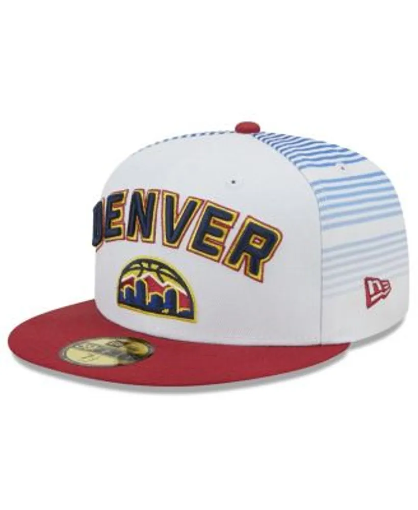 New Era Men's 2021-22 City Edition Denver Nuggets Blue 59FIFTY Fitted Hat, Size 7 1/2