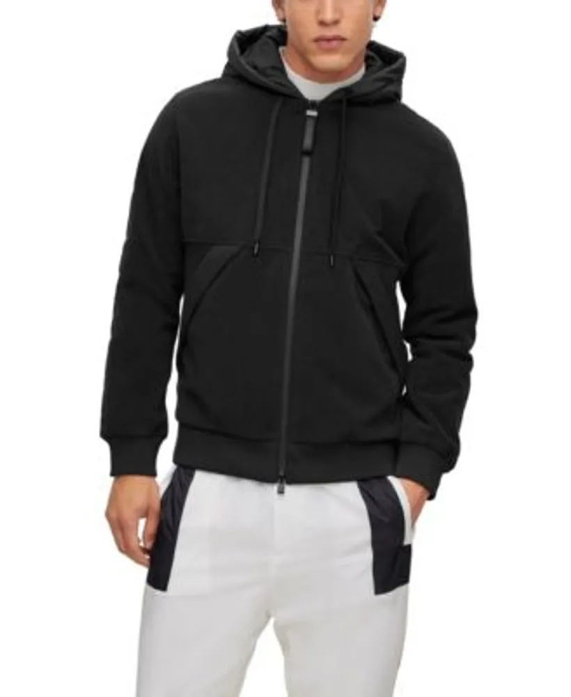 BOSS - BOSS & NBA cotton-blend zip-up hoodie