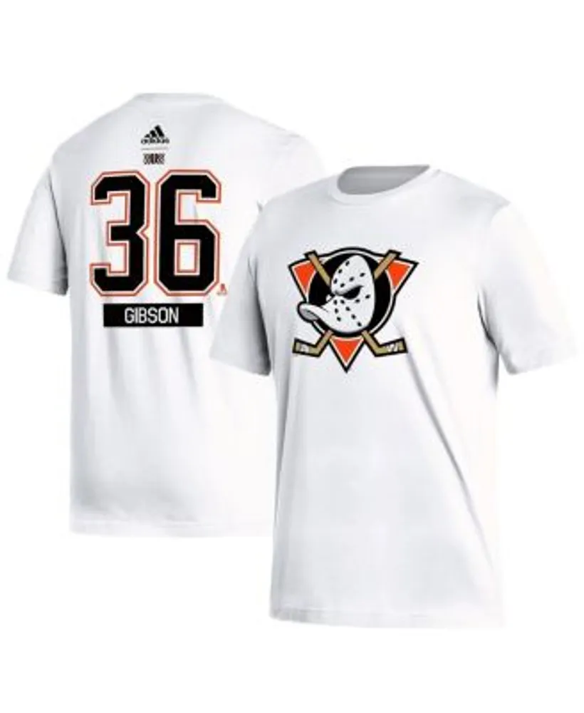 Adidas Men's White Anaheim Ducks Reverse Retro 2.0 Fresh Playmaker T-shirt