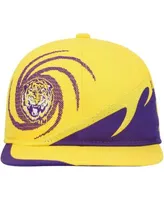 Youth Mitchell & Ness Purple/Black Baltimore Ravens Spiral Snapback Hat