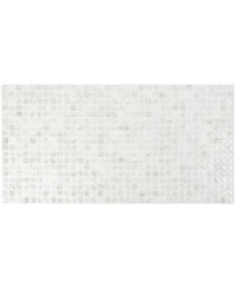 The Smart Tiles Smart Tiles Blok Grey 22.56 in. X 11.58 in. Peel and Stick  Backsplash for Kitchen, Bathroom, Wall Tile 2-pack