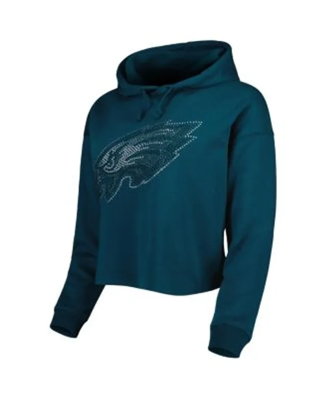 Fanatics Branded Women's Fanatics Branded Midnight Green Philadelphia Eagles  Doubleface Slub Pullover Hoodie