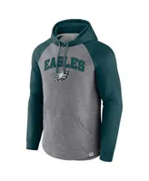 Men's Fanatics Branded Green Philadelphia Eagles Hustle Pullover Hoodie