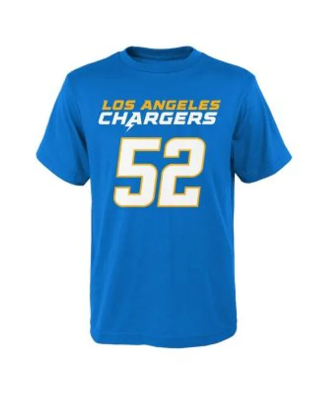 Khalil Mack 52 Los Angeles Chargers Women's Game Jersey - Powder