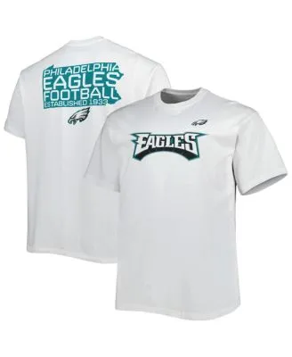 Men's Philadelphia Eagles Fanatics Branded White Hot Shot State T-Shirt