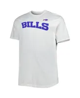 Men's Fanatics Branded White Buffalo Bills Big & Tall Hometown Collection Hot Shot T-Shirt