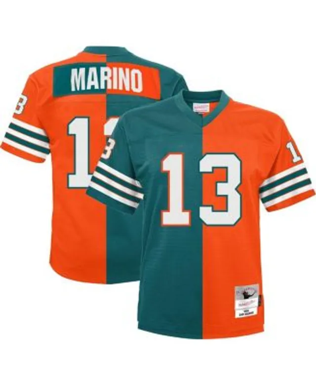 Men's Mitchell & Ness Dan Marino White Miami Dolphins Big Tall 1984 Retired Player Replica Jersey