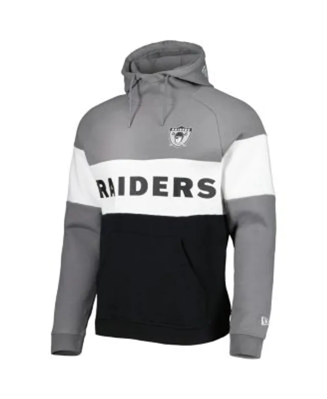 Tommy Hilfiger Black/Silver Las Vegas Raiders Aiden Quarter-Zip Sweatshirt