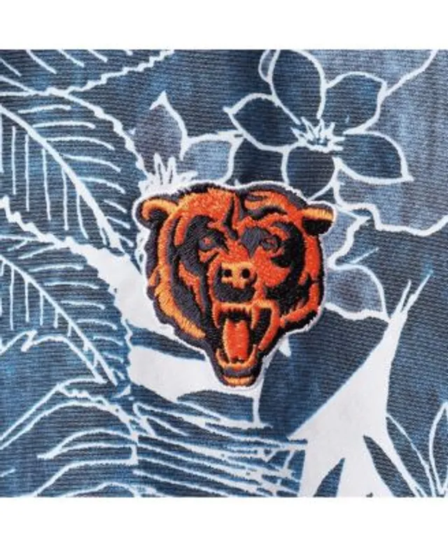 Men's FOCO Cream Chicago Bears Paradise Floral Button-Up Shirt