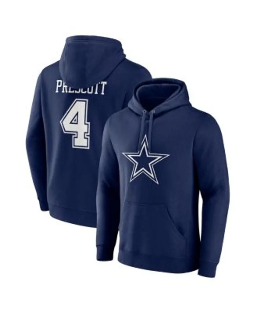 Men's Fanatics Branded CeeDee Lamb Navy Dallas Cowboys Player Icon Name &  Number Pullover Hoodie