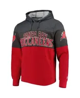 Starter Men's Heather Charcoal, Red Tampa Bay Buccaneers Extreme Pullover  Hoodie - Macy's