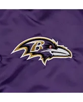 Starter Baltimore Ravens Varsity Satin Full-Snap Jacket L / Ravens Purple Mens Outerwear