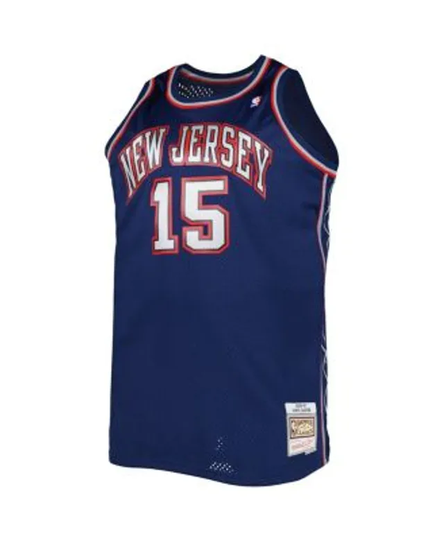 Women's Mitchell & Ness Vince Carter Navy New Jersey Nets Hardwood Classics 2006 Swingman Size: Small