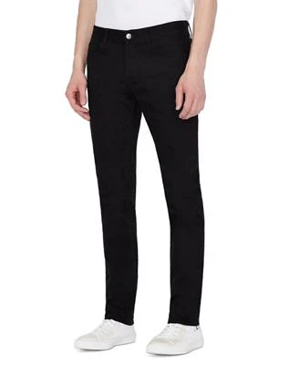 Men's 5 Pocket Slim-Fit Black Jeans