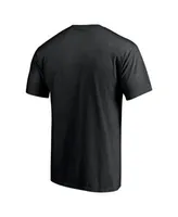 Men's Fanatics Branded Black Las Vegas Raiders Stacked T-Shirt