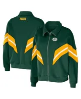 Women's WEAR by Erin Andrews Green Green Bay Packers Full-Zip Puffer Jacket