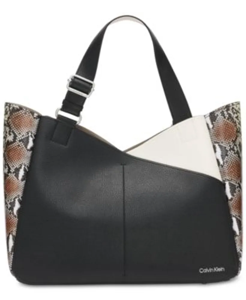 COACH Pebble Leather Day Tote with Removable Pouch - Macy's