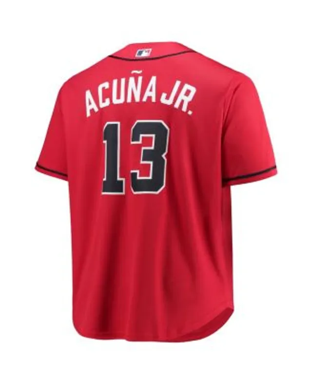 Nike Men's Ronald Acuna Jr. Gray Atlanta Braves Road Replica Player Name  Jersey - Macy's