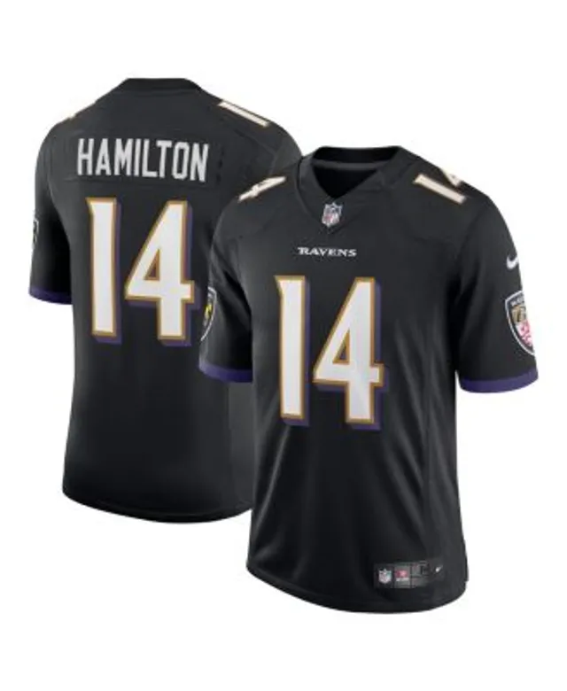 Nike Men's Kyle Hamilton Black Baltimore Ravens Vapor Limited Jersey