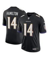 Nike Men's Kyle Hamilton Black Baltimore Ravens Vapor Limited Jersey