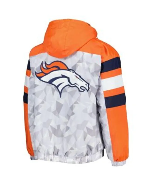 Denver Broncos Starter Extreme Full-Zip Hoodie Jacket - Orange