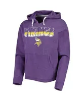 Women's Fanatics Branded Purple Minnesota Vikings Doubleface Slub Pullover  Hoodie