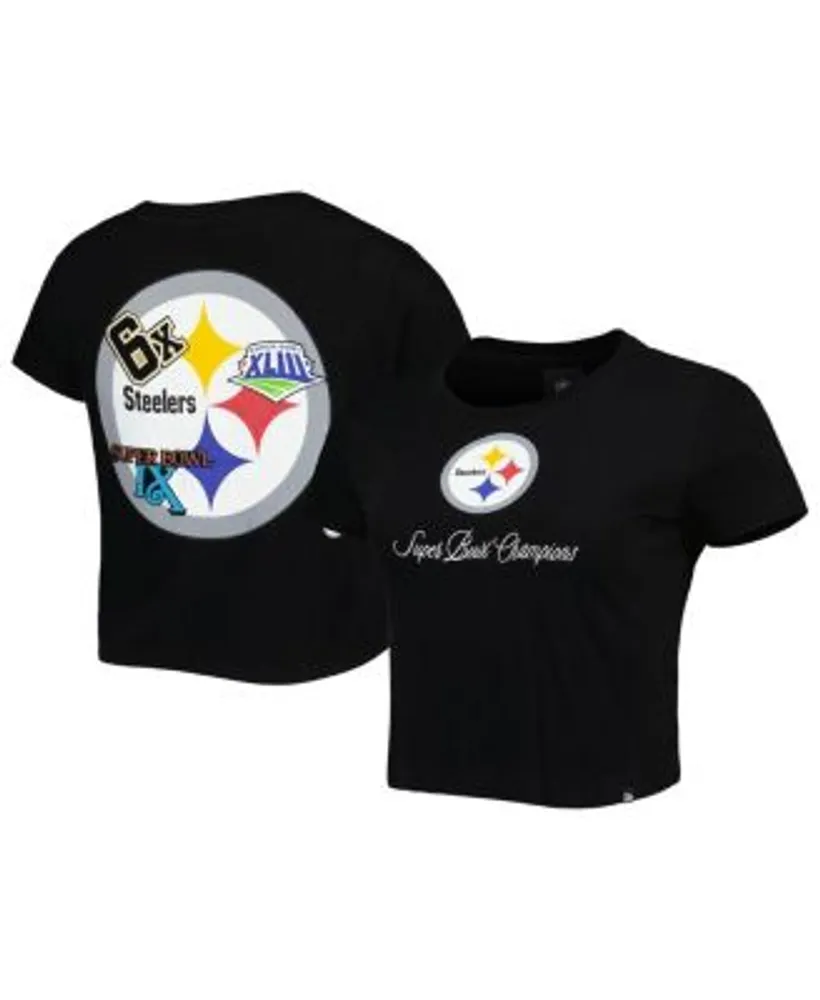 Men's Pittsburgh Steelers New Era Black 6x Super Bowl Champions