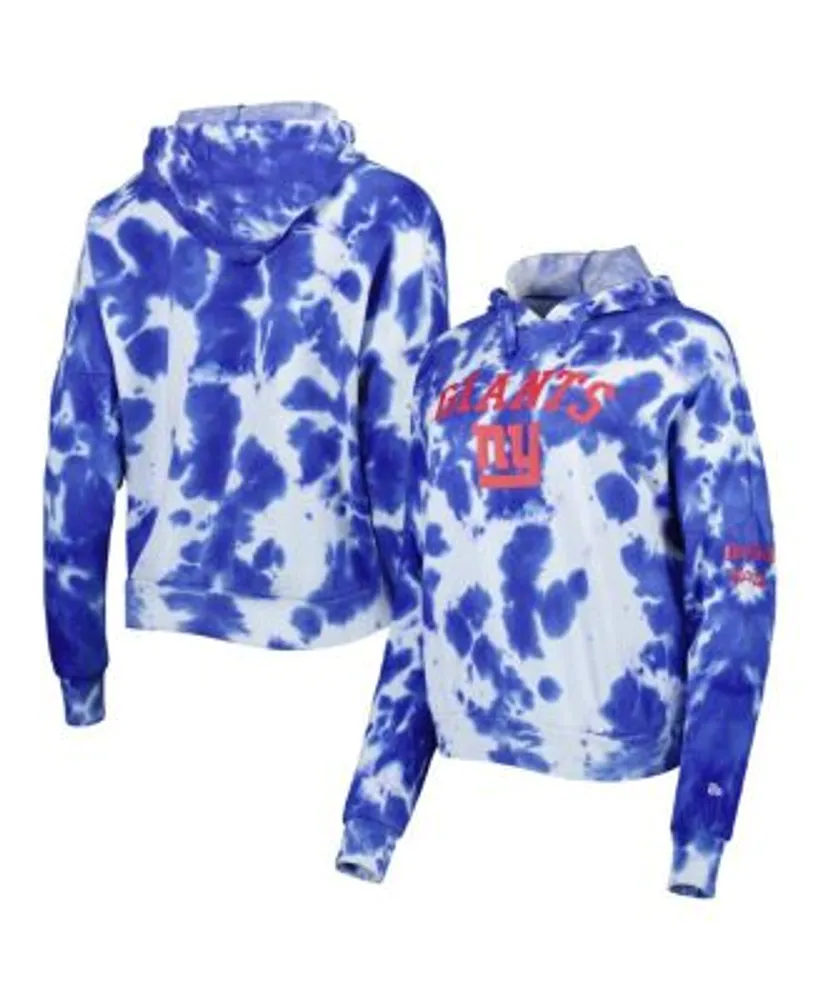 Women's New Era Royal Indianapolis Colts Cloud Dye Fleece Pullover Hoodie