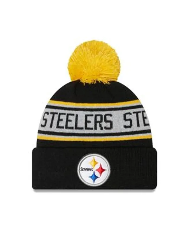 47 Brand Men's White Pittsburgh Steelers Secondary Basic Cuffed Knit Hat