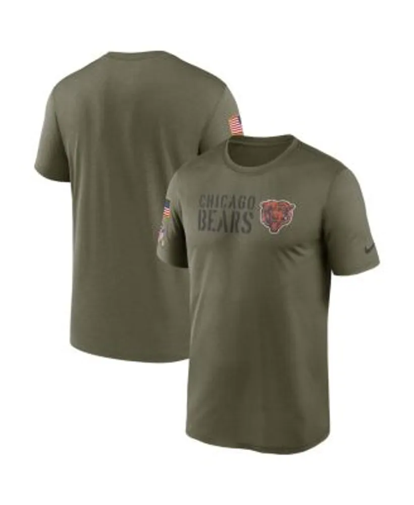 Nike Men's Olive Chicago Bears 2022 Salute To Service Legend Team T-shirt