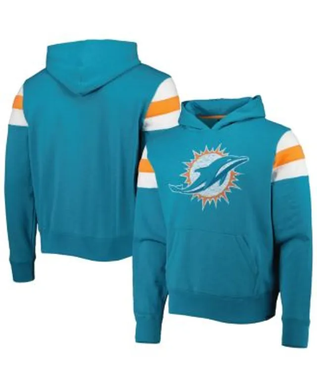 Miami Dolphins Nike Performance Sideline Lockup Full-Zip Hoodie - Aqua