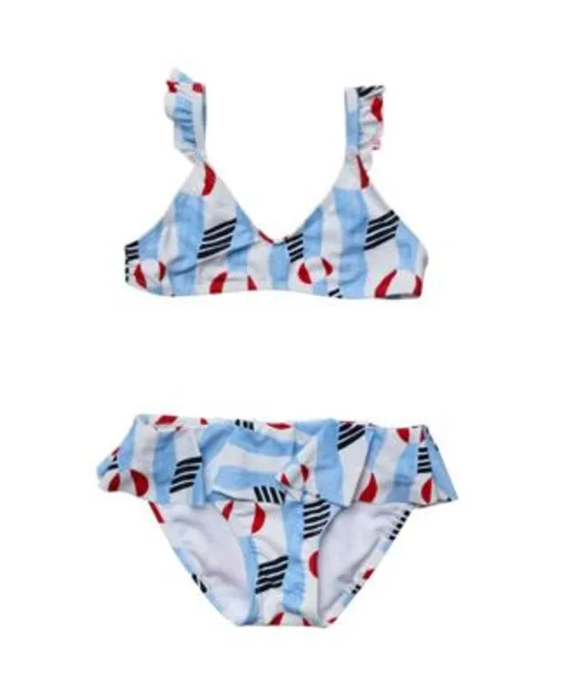 Buy Marigold Stripe Triangle Bikini by Snapper Rock online - Snapper Rock