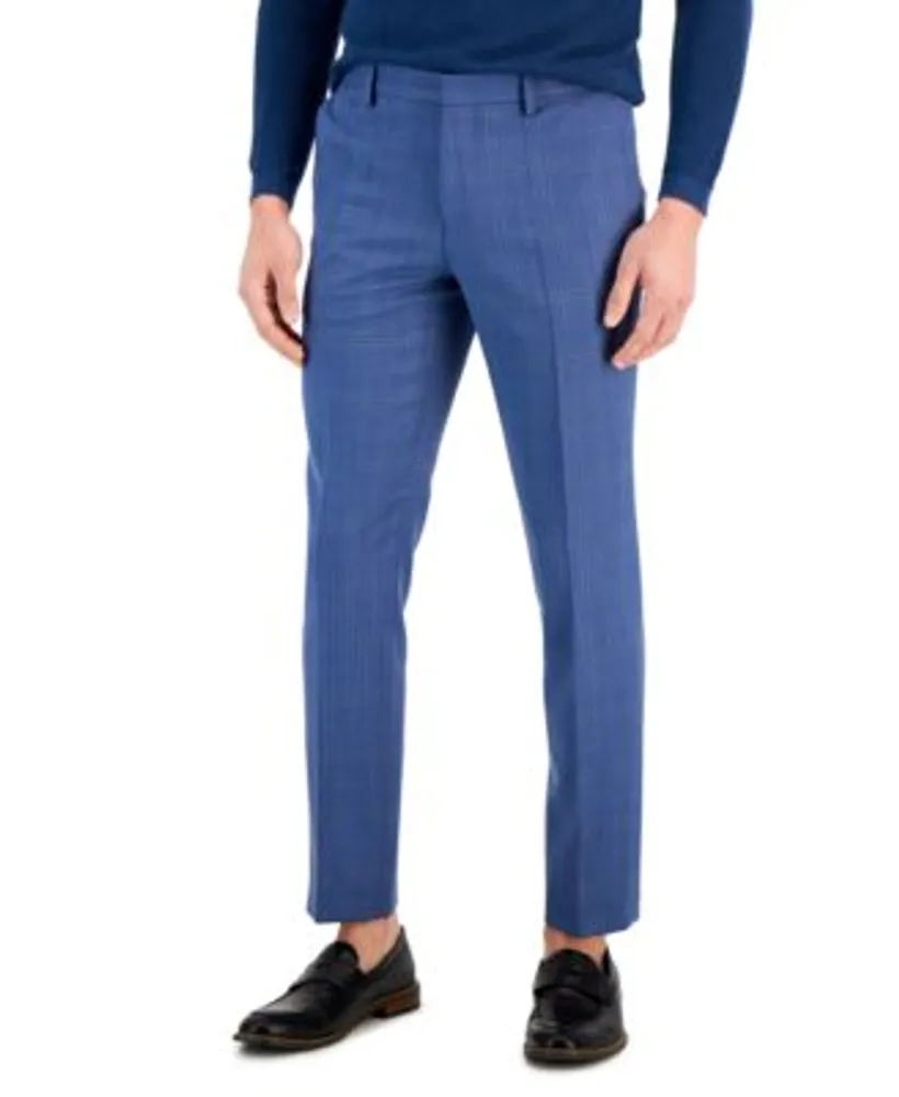 HUGO Boss Men's Slim-Fit Plaid Superflex Suit Pants | Connecticut Post Mall