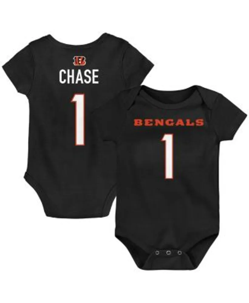 Youth Cincinnati Bengals Ja'Marr Chase Black Mainliner Player