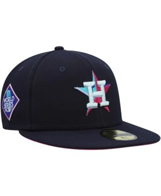 Men's New Era Pink Houston Astros 2017 MLB World Series 59FIFTY Fitted Hat