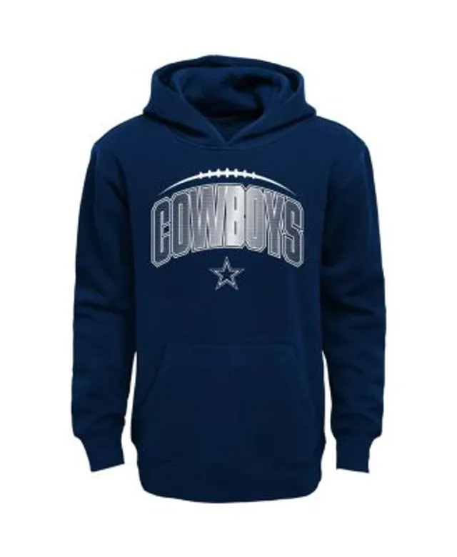 Youth Heathered Gray Dallas Cowboys Prime Pullover Hoodie