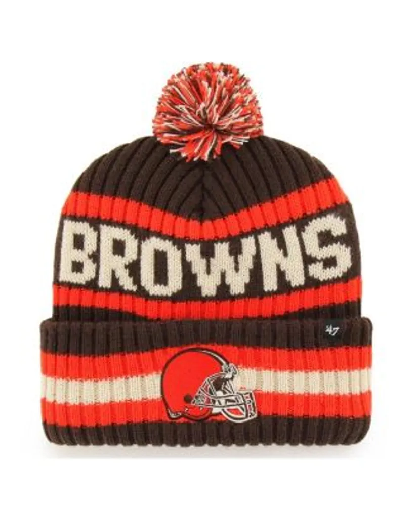 Men's '47 Brown Cleveland Browns Franchise Logo Fitted Hat Size: Medium