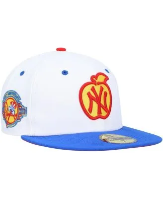 Men's New Era White/Coral Atlanta Braves 150th Anniversary Strawberry Lolli 59FIFTY Fitted Hat