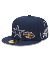 Men's New Era Navy Dallas Cowboys Blooming 59FIFTY Fitted Hat