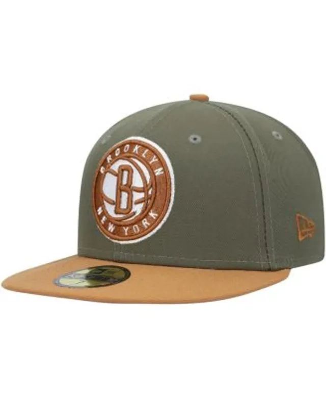 Men's New Era Olive/Brown York Yankees Two-Tone Color Pack 59FIFTY Fitted Hat