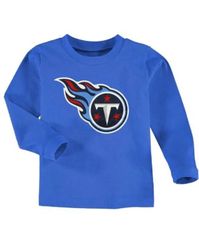 Outerstuff Youth Navy Tennessee Titans Primary Logo Long Sleeve T-Shirt Size: Small