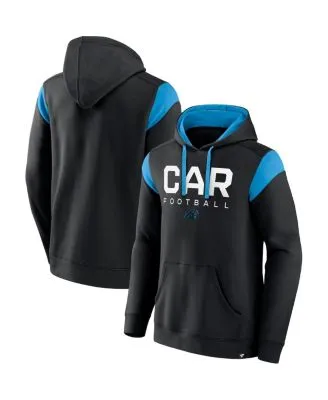 New Era Men's Cream Carolina Panthers Sideline Chrome Pullover Hoodie