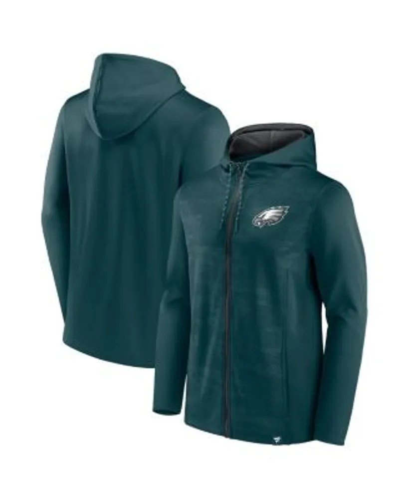 Men's Fanatics Branded Midnight Green Philadelphia Eagles Big & Tall Full-Zip  Hoodie