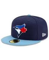 New Era Men's Navy Toronto Blue Jays Logo White 59FIFTY Fitted Hat - Macy's